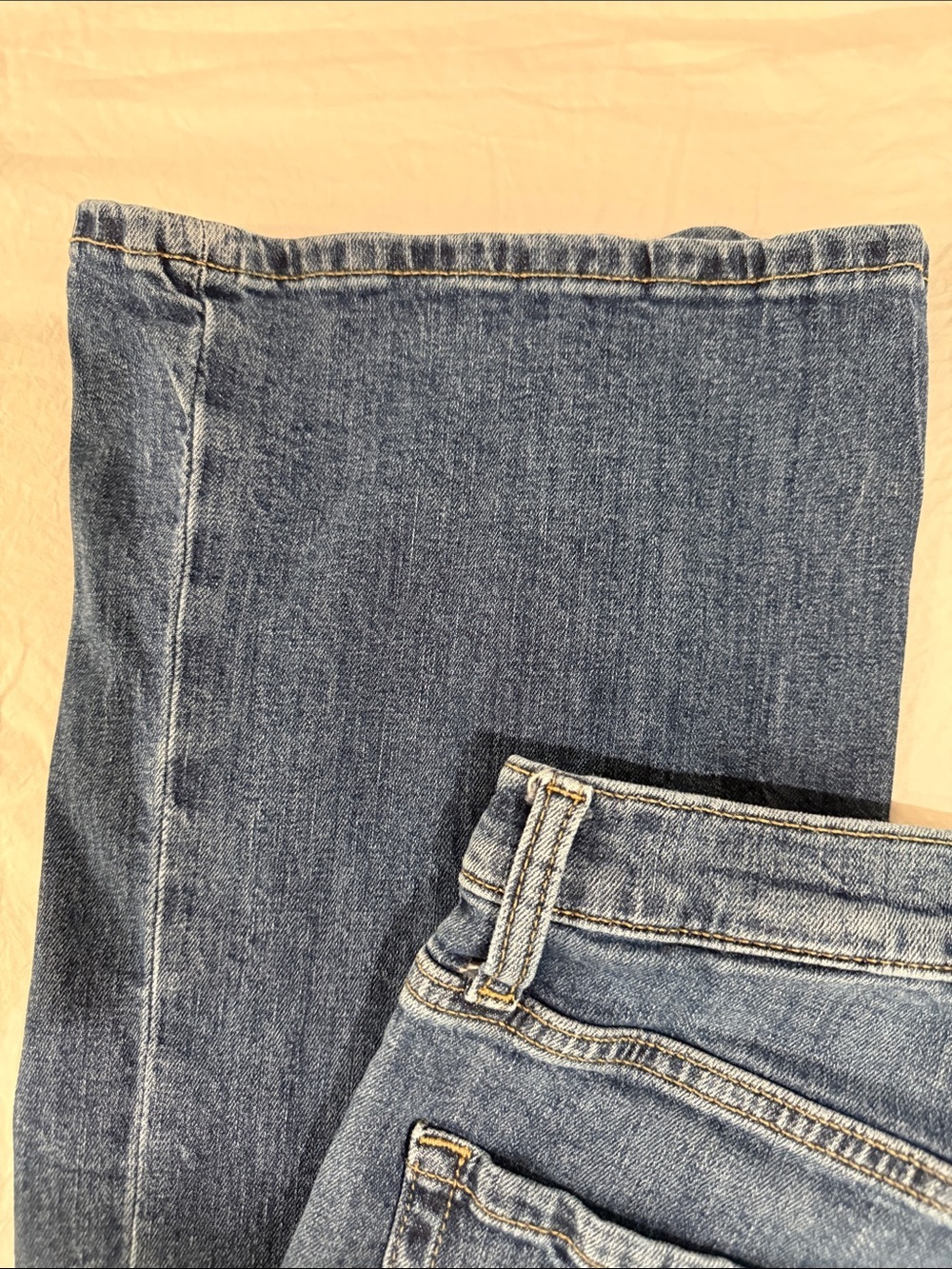 Banana Republic Petite High-Rise Wide-Leg Women's Jeans in Dark Blue Denim 29P - Picture 5 of 6